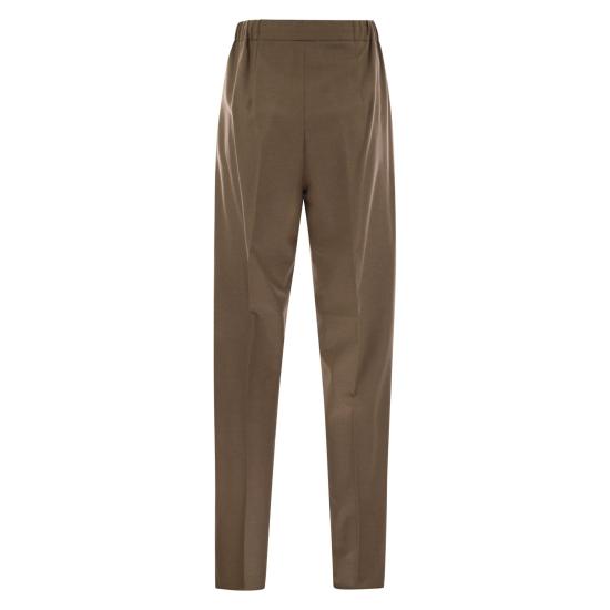 25FW 막스마라 스트레이트 팬츠 2521136181600 LEATHER - MAX MARA