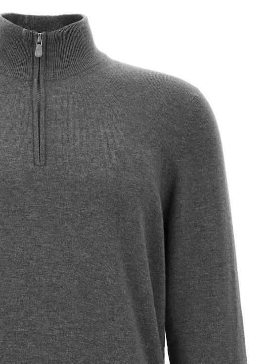 25FW 브루넬로 쿠치넬리 집업 니트 M2200124CSP48 - BRUNELLO CUCINELLI