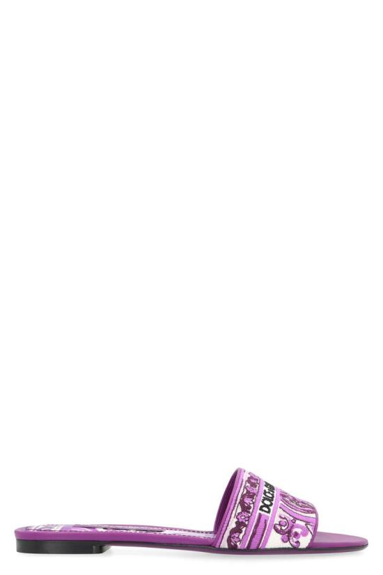 25FW 돌체앤가바나 뮬/슬리퍼 CQ0571AV804 I03TN PURPLE