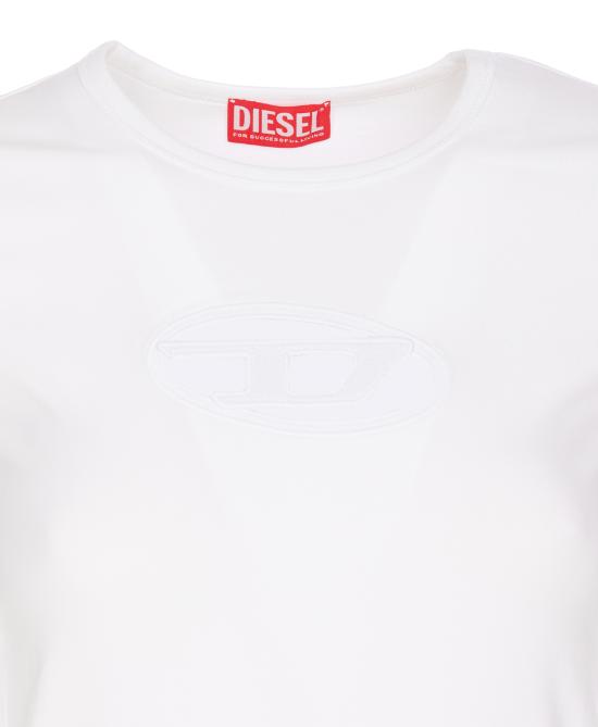 25FW 디젤 반팔 티셔츠 A06268 0AFAA100 White - DIESEL