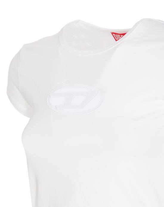 25FW 디젤 반팔 티셔츠 A06268 0AFAA100 White - DIESEL
