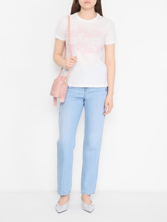 25SS 에르마노 피렌제 반팔 티셔츠 D46EL047EG2 MFA49 White - ERMANNO FIRENZE