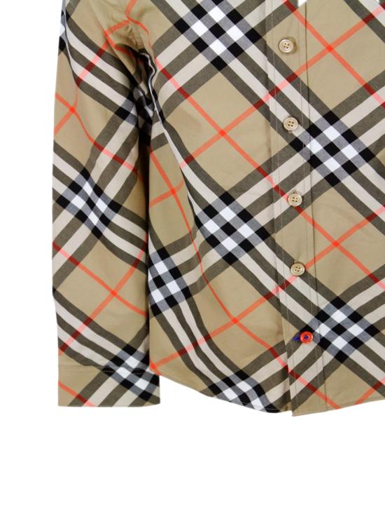 25FW [키즈] 버버리 셔츠 8088966 B9368 Grey - BURBERRY