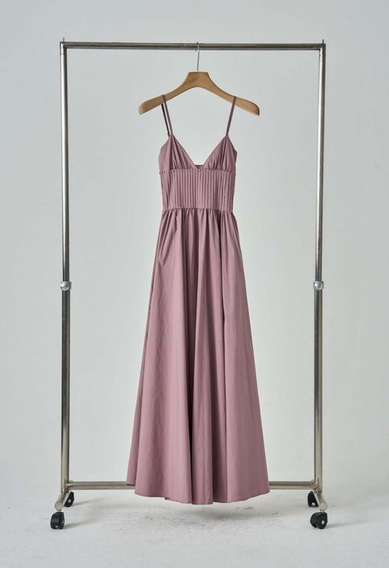  더 엔케이씨 스토어 롱 원피스 Nkc Store 셀로시아 드레스 로즈 - The NKC Store