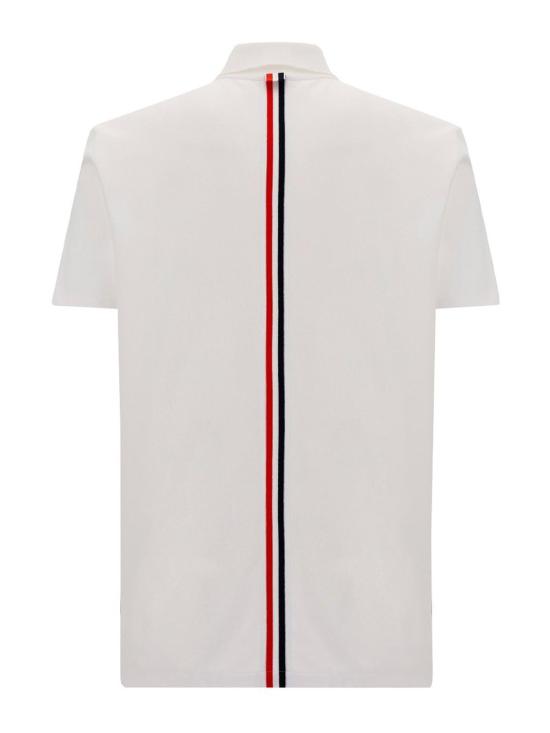  톰브라운 폴로 티셔츠 MJP042A00050100 White - THOM BROWNE