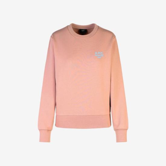  아페쎄 긴팔 티셔츠 COHBN F27915 TFJ ROSE BLEU CIEL DOM