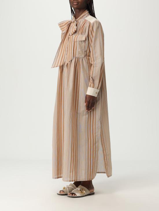 25SS 알베르타 페레티 롱 원피스 A04640130 1085 marrone - ALBERTA FERRETTI