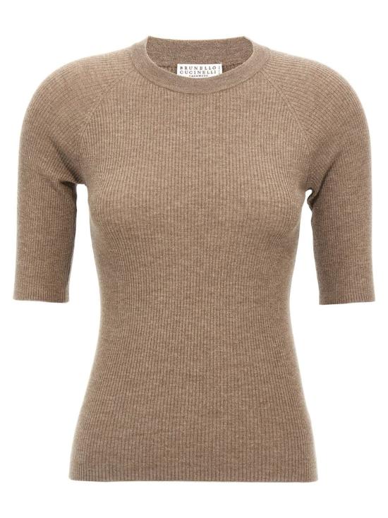 25FW 브루넬로 쿠치넬리 반팔 티셔츠 M9A822200C4179 BROWN