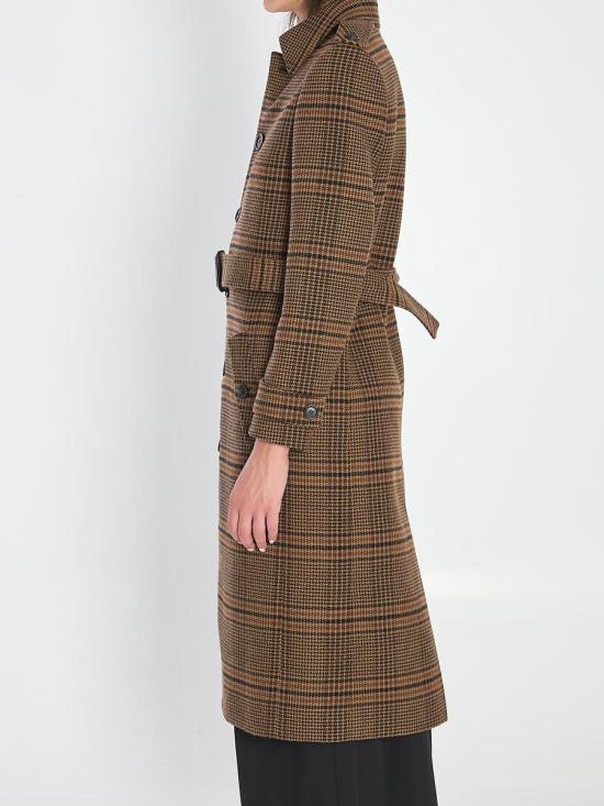 25FW 생로랑 코트 1872197 830690 Y9I70 2849 BROWN - SAINT LAURENT