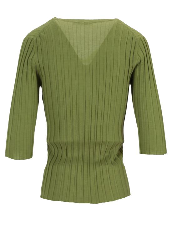 26SS 라 로즈 스웨터 MG305 32798 GREEN - LA ROSE