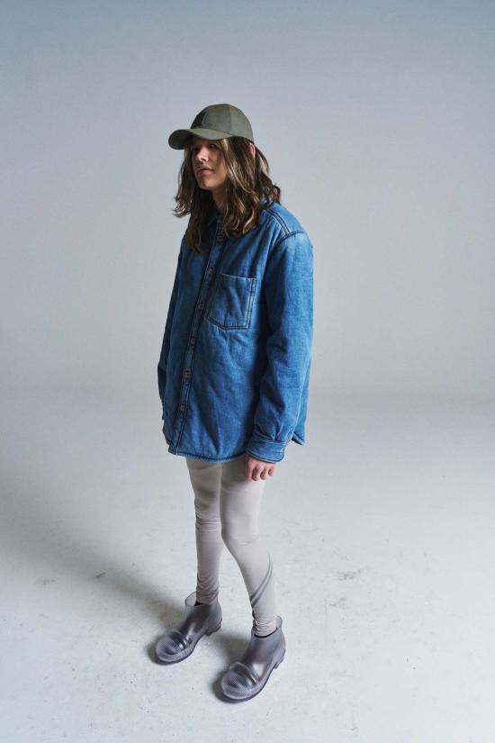  로에베 스트레이트 팬츠 레깅스 페일 그레이 - LOEWE