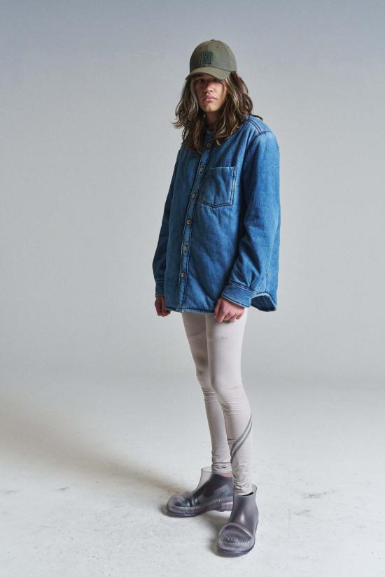  로에베 스트레이트 팬츠 레깅스 페일 그레이 - LOEWE