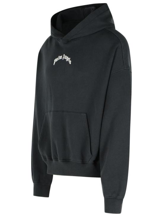 25FW 팜앤젤스 후드 티셔츠 PMBB17EF25FLE0041003 Black - PALM ANGELS