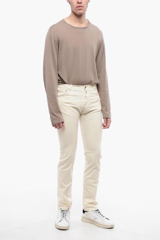 꼬르넬리아니 스트레이트 팬츠 734JQ3 3120149 073 Beige - CORNELIANI