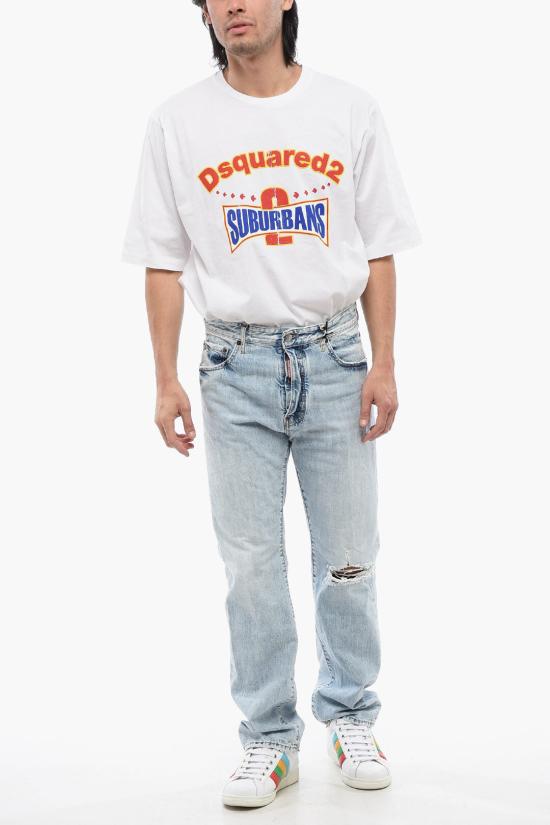  디스퀘어드2 데님 팬츠 S71LB1386 S30309 470 Blue - DSQUARED2