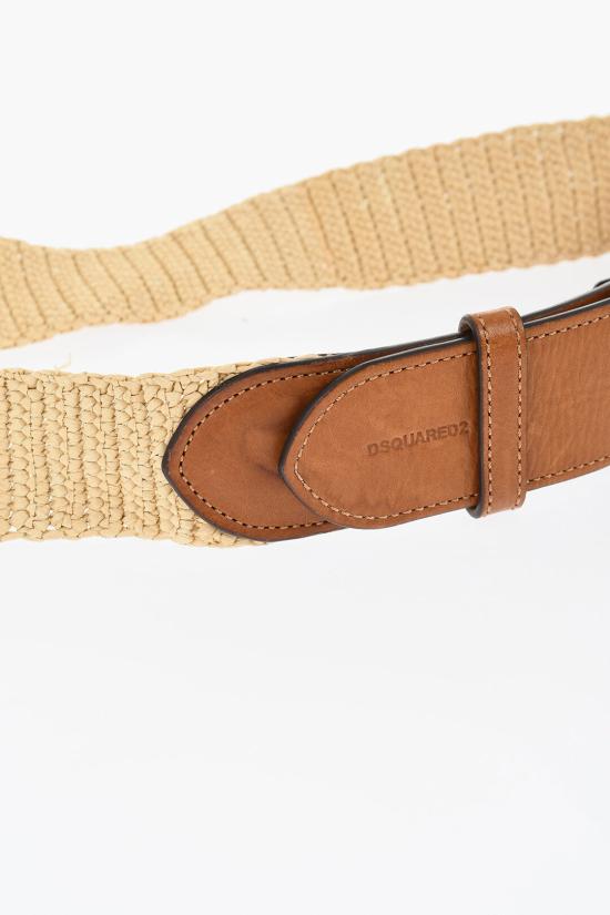  디스퀘어드2 레귤러 벨트 BEW0386 01500293 M2746 Beige Marrone - DSQUARED2