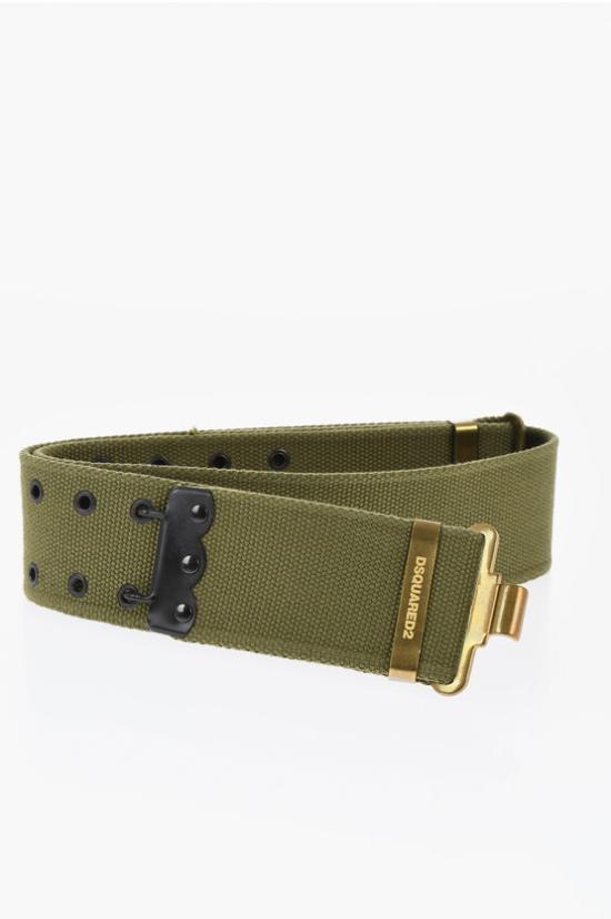  디스퀘어드2 패브릭 벨트 BEM0436 20200508 M1845 Military Green