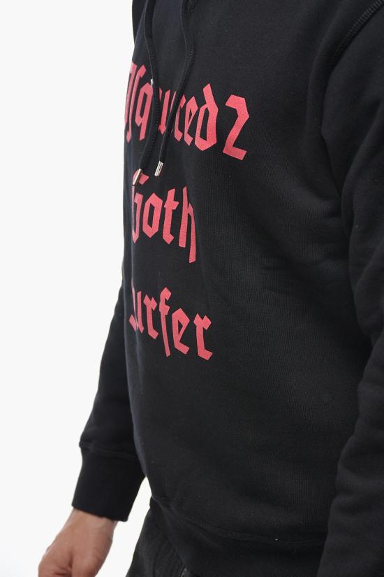  디스퀘어드2 후드 티셔츠 S74GU0678 S25516 900 Black - DSQUARED2