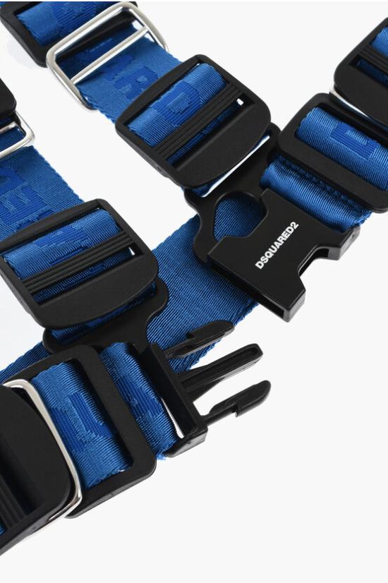  디스퀘어드2 패브릭 벨트 BEM0473 20205729 3085 Blue - DSQUARED2