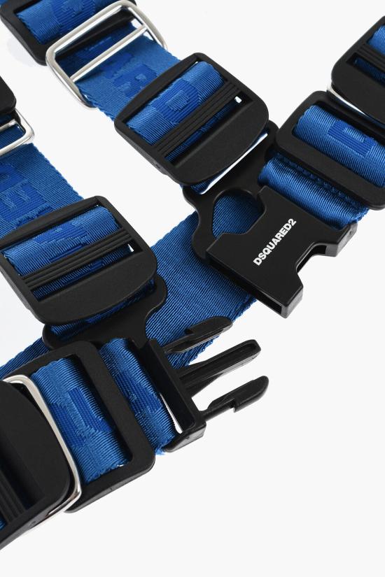  디스퀘어드2 패브릭 벨트 BEM0473 20205729 3085 Blue - DSQUARED2