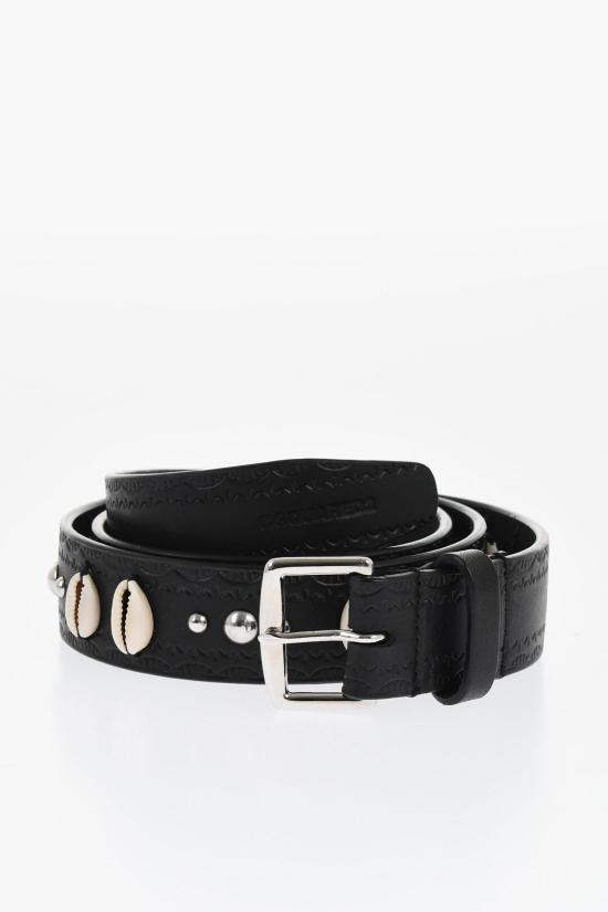  디스퀘어드2 가죽 벨트 BEM0081 12900487 M885 Black