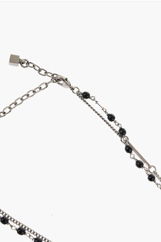  디스퀘어드2 네크리스 NEM0213 34304726 M391 Nero Argento - DSQUARED2