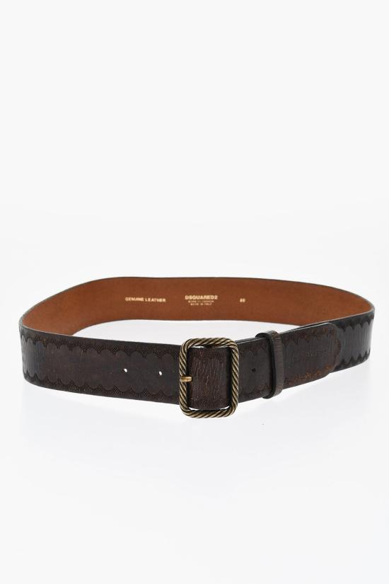  디스퀘어드2 레귤러 벨트 BEW0269 01502402 M1287 Brown - DSQUARED2