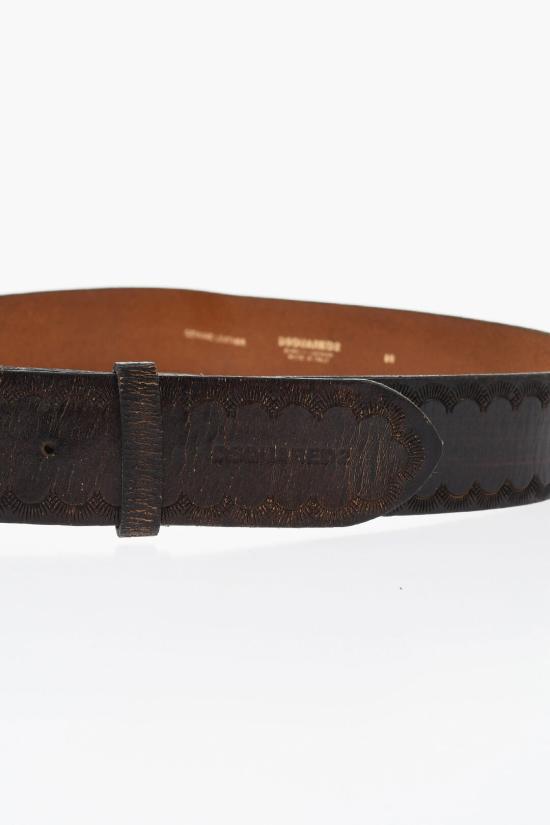  디스퀘어드2 레귤러 벨트 BEW0269 01502402 M1287 Brown - DSQUARED2