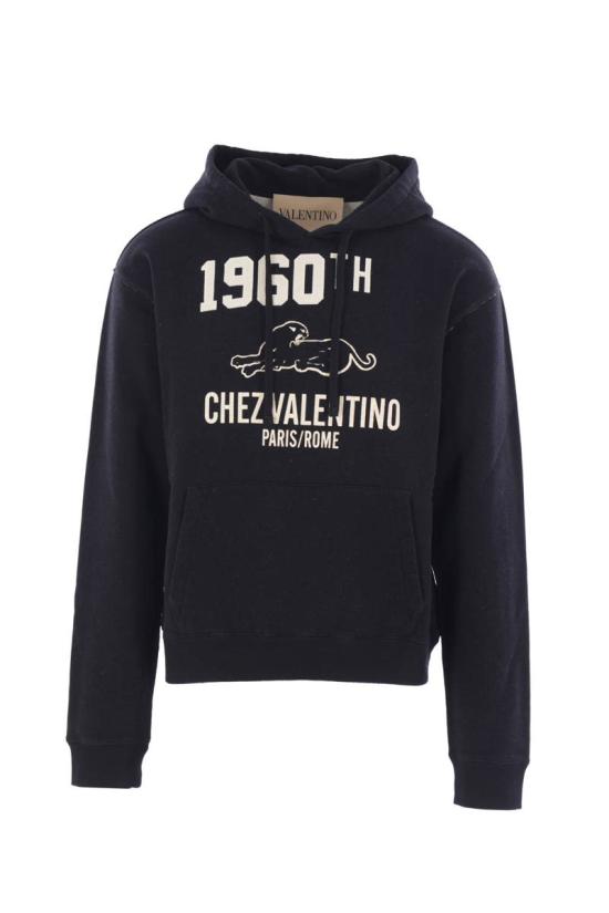 25FW 발렌티노 가라바니 후드 티셔츠 7V3MF29MB1M9RA BLACK BUTTER