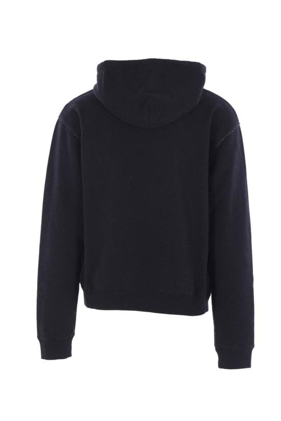 25FW 발렌티노 가라바니 후드 티셔츠 7V3MF29MB1M9RA BLACK BUTTER - VALENTINO GARAVANI