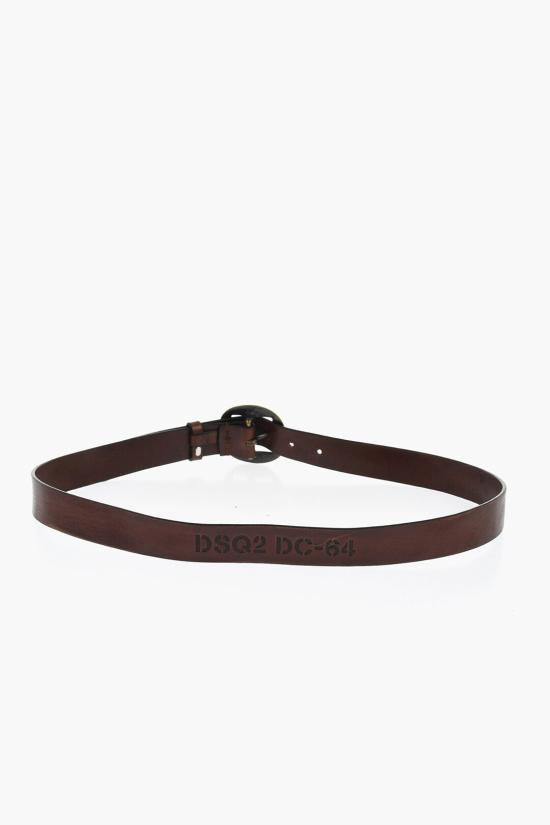  디스퀘어드2 가죽 벨트 BEM0392 12900001 M1287 Brown - DSQUARED2
