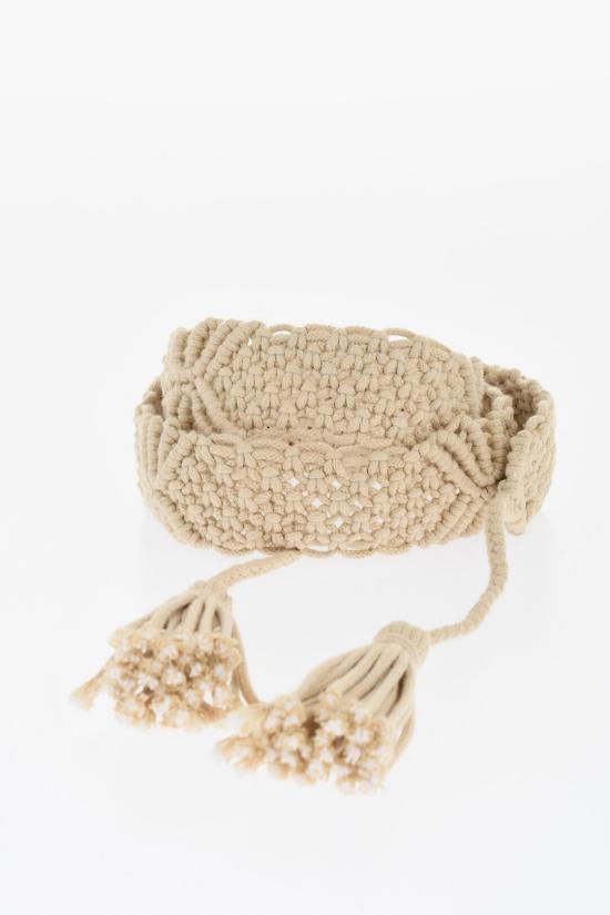  디스퀘어드2 패브릭 벨트 BEM0501 06606283 5130 Beige