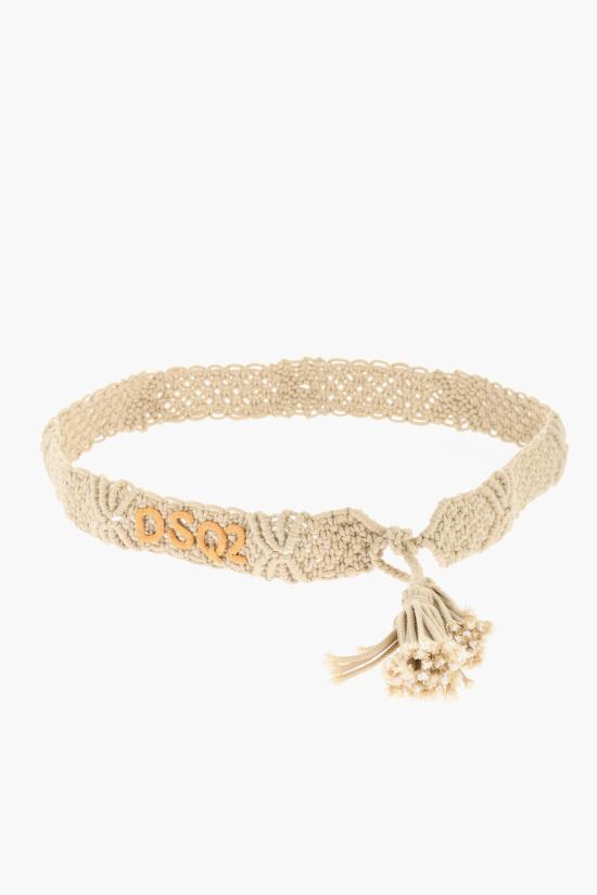  디스퀘어드2 패브릭 벨트 BEM0501 06606283 5130 Beige - DSQUARED2