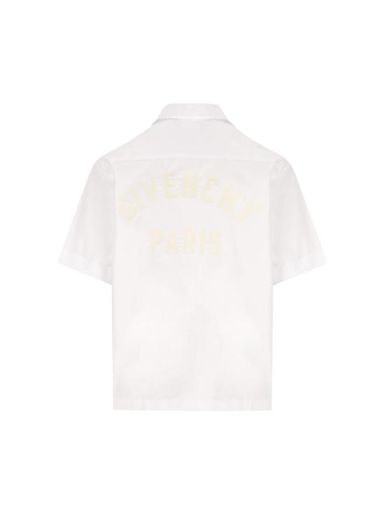 25FW 지방시 반팔 셔츠 BM616J15H7100 AI25 WHITE - GIVENCHY