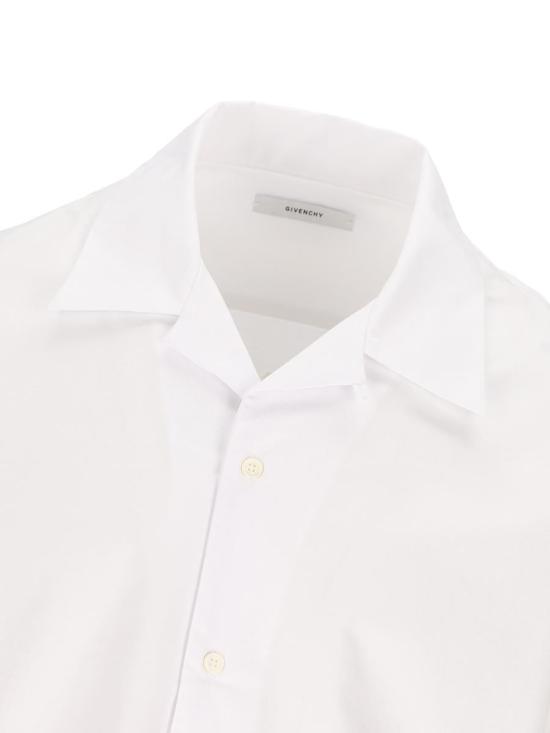 25FW 지방시 반팔 셔츠 BM616J15H7100 AI25 WHITE - GIVENCHY