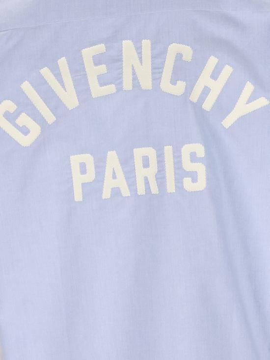 25FW 지방시 반팔 셔츠 BM616J15H7453 AI25 BABY BLUE - GIVENCHY