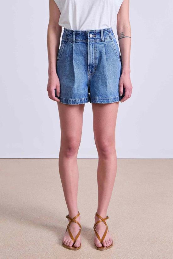  어피스 어파트 데님 스커트 어피스 아파트 바리 진 숏