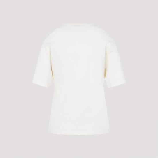 25FW 르메르 반팔 티셔츠 TO1440 LJ1016 WH048 LIGHT CREAM - LEMAIRE