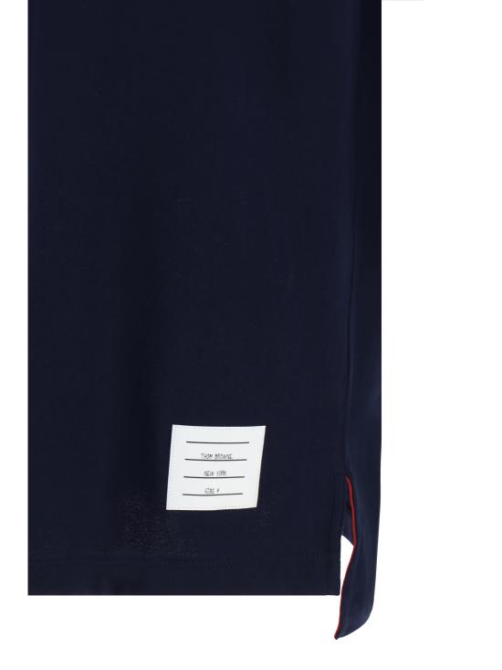 26SS 톰브라운 반팔 티셔츠 MJS067A00042 415 BLUE - THOM BROWNE