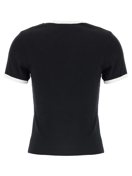 26FW 쿠레쥬 탑 VESJTS017JS00709901 White Black - COURREGES