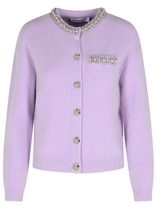 25FW 셀프 포트레이트 가디건 PF25 085C LLILAC LILIAC