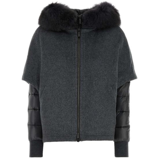 25FW 무레르 케이프 I300009 PEGASO CWR DKGRE