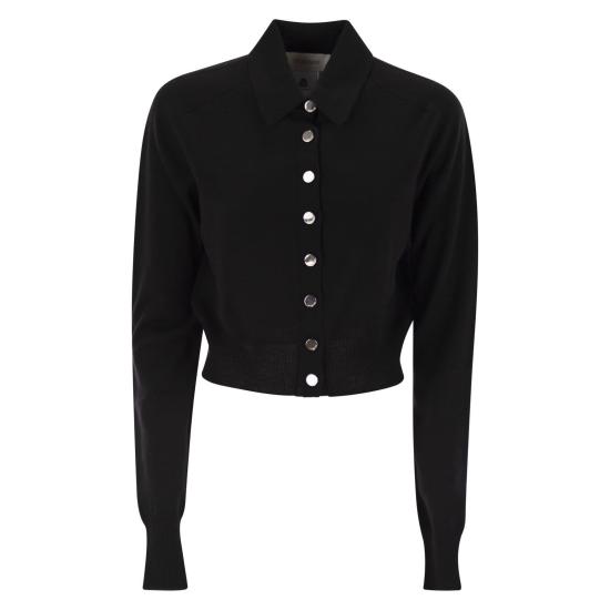 25FW 스포트막스 가디건 2522346011600 BLACK