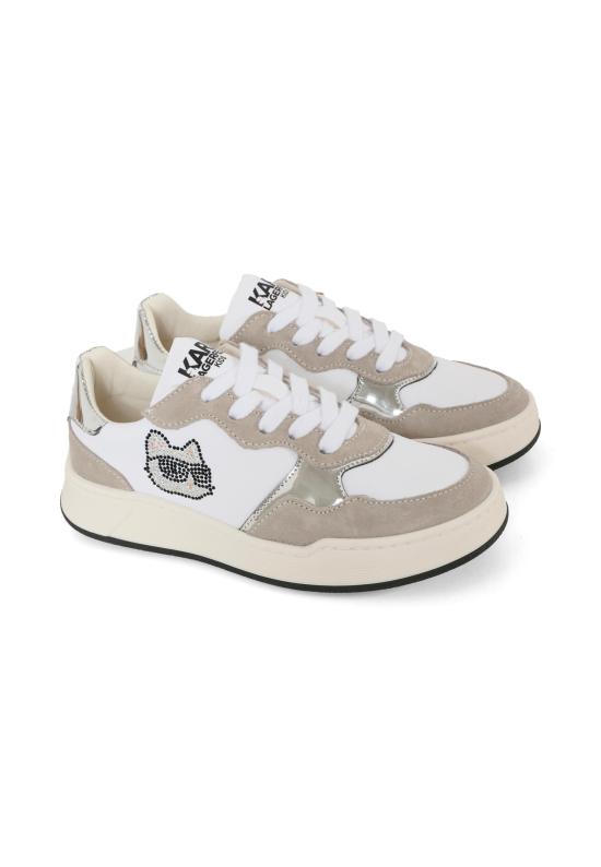 25FW [키즈] 칼라거펠트 스니커즈 Z30986 10P WHITE - KARL LAGERFELD