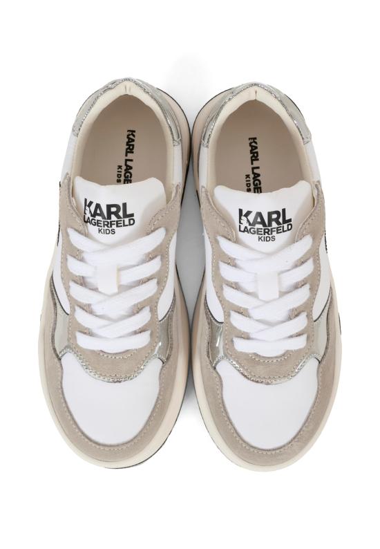 25FW [키즈] 칼라거펠트 스니커즈 Z30986 10P WHITE - KARL LAGERFELD