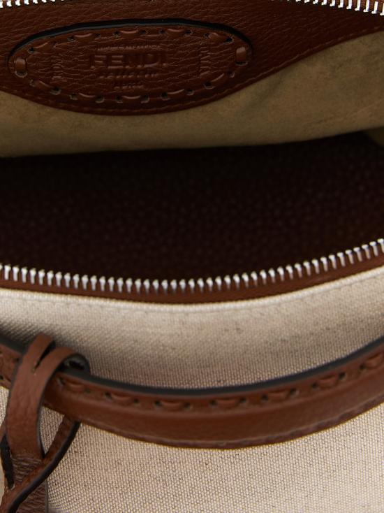 26SS 펜디 바이 더 웨이 소프트 미디움 백 8BL155AUTUF1SYW Beige - FENDI