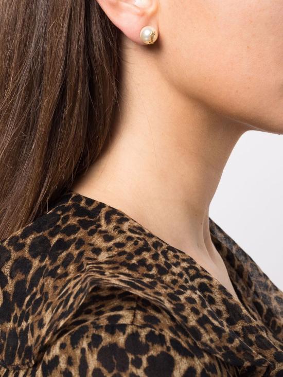 25FW 생로랑 이어링 691563 Y1526 9018 OR LAITON CREME - SAINT LAURENT