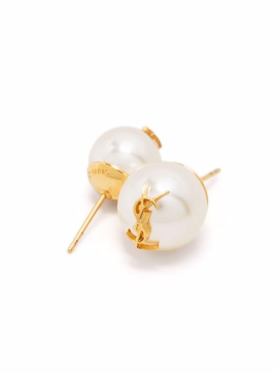 25FW 생로랑 이어링 691563 Y1526 9018 OR LAITON CREME - SAINT LAURENT