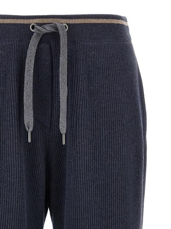 25FW 브루넬로 쿠치넬리 스트레이트 팬츠 M16222799CEP19 Blue - BRUNELLO CUCINELLI