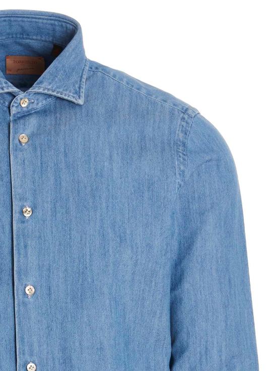 25FW 보리엘로 데님 셔츠 90952 Light Blue - BORRIELLO